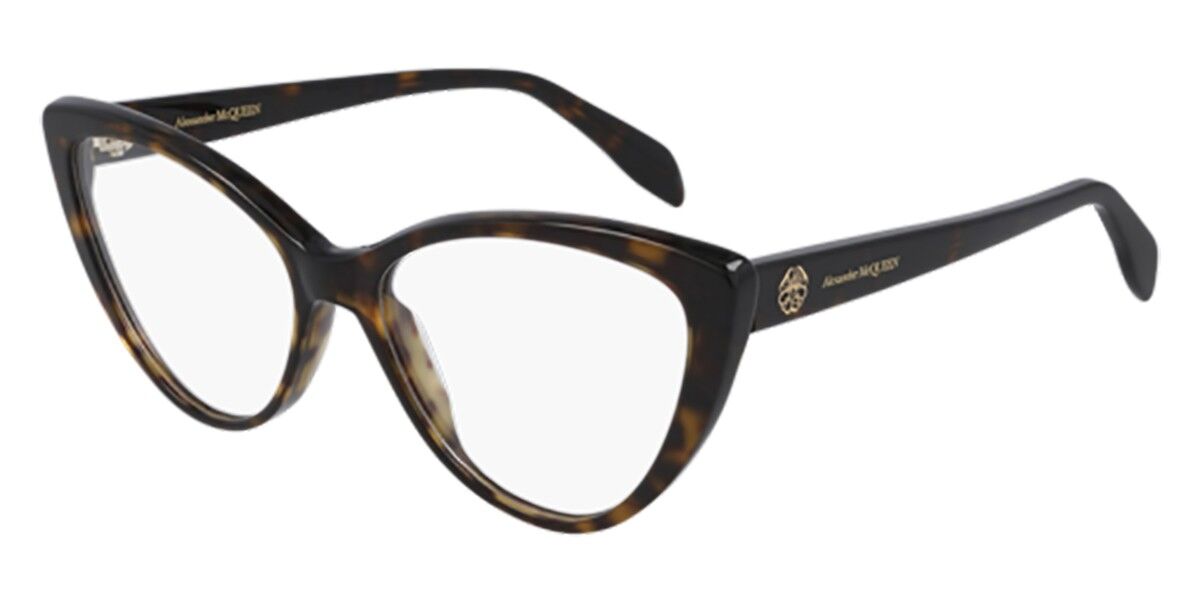 Image of Alexander McQueen AM0287O 002 Óculos de Grau Tortoiseshell Feminino BRLPT