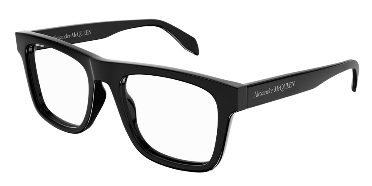 Image of Alexander McQueen AM0357O 001 52 Czarne Męskie Okulary Korekcyjne PL