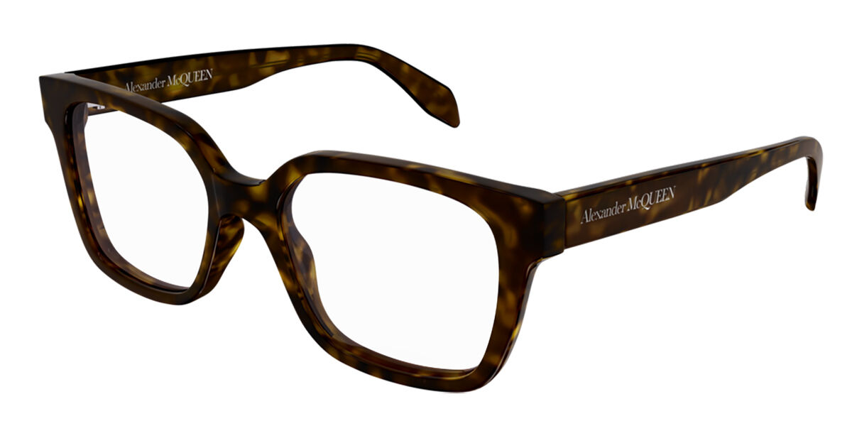 Image of Alexander McQueen AM0358O 002 Óculos de Grau Tortoiseshell Masculino BRLPT