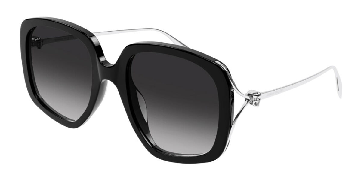 Image of Alexander McQueen AM0374S 001 54 Lunettes De Soleil Femme Noires FR