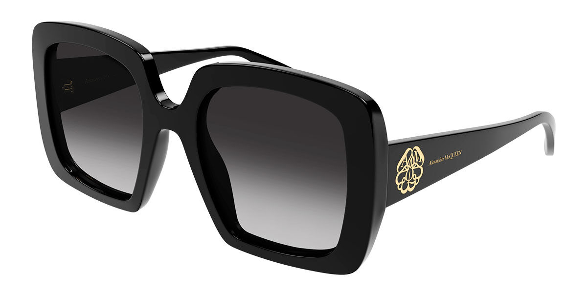 Image of Alexander McQueen AM0378S 001 54 Lunettes De Soleil Femme Noires FR