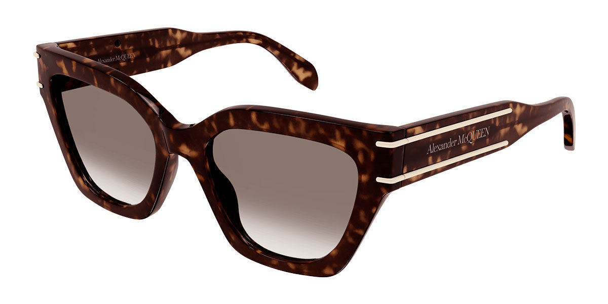 Image of Alexander McQueen AM0398S 002 Óculos de Sol Tortoiseshell Feminino PRT