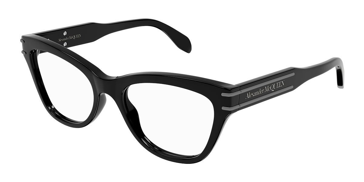 Image of Alexander McQueen AM0401O 001 53 Czarne Damskie Okulary Korekcyjne PL