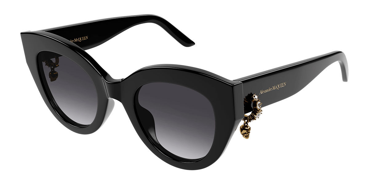 Image of Alexander McQueen AM0417S 001 Óculos de Sol Pretos Feminino PRT