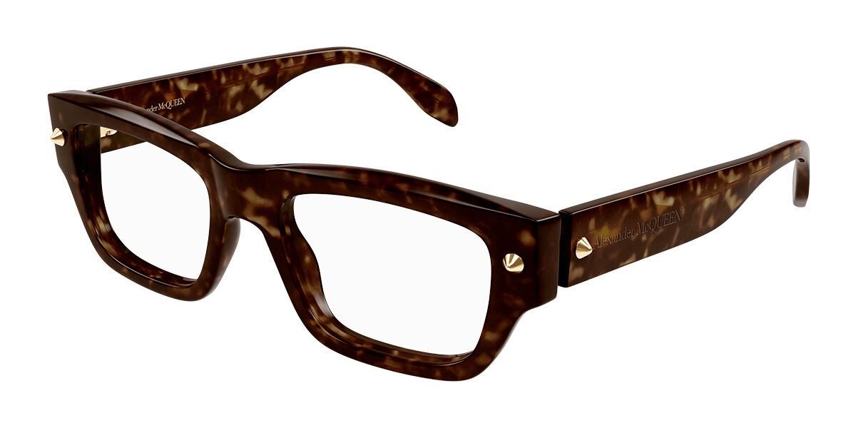 Image of Alexander McQueen AM0428O 006 Óculos de Grau Tortoiseshell Masculino BRLPT