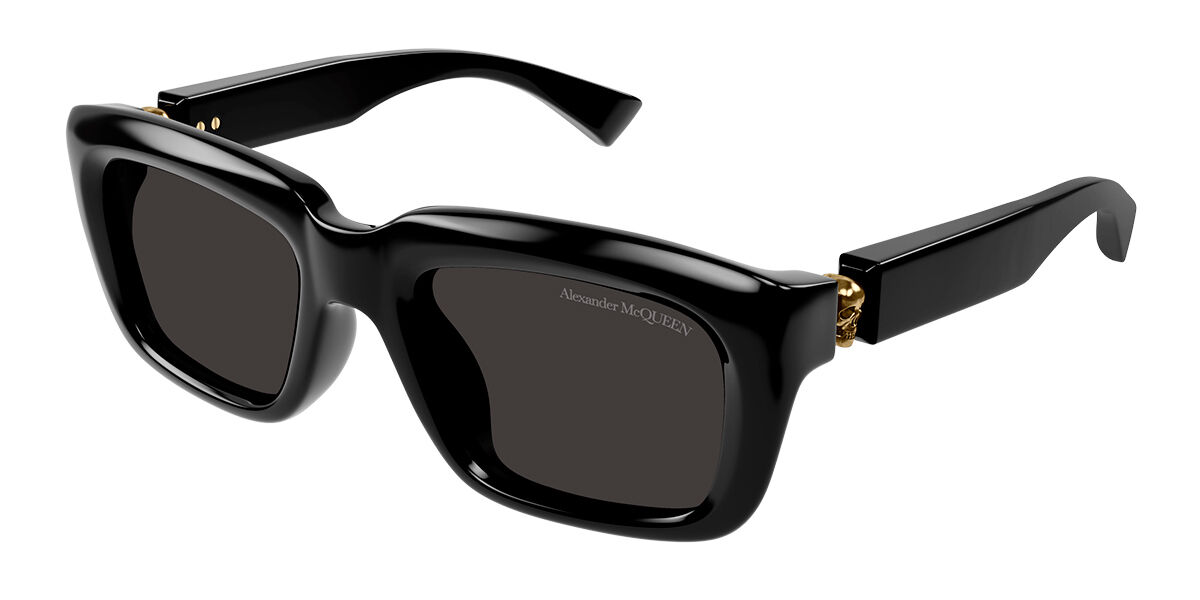 Image of Alexander McQueen AM0431S 001 54 Lunettes De Soleil Homme Noires FR