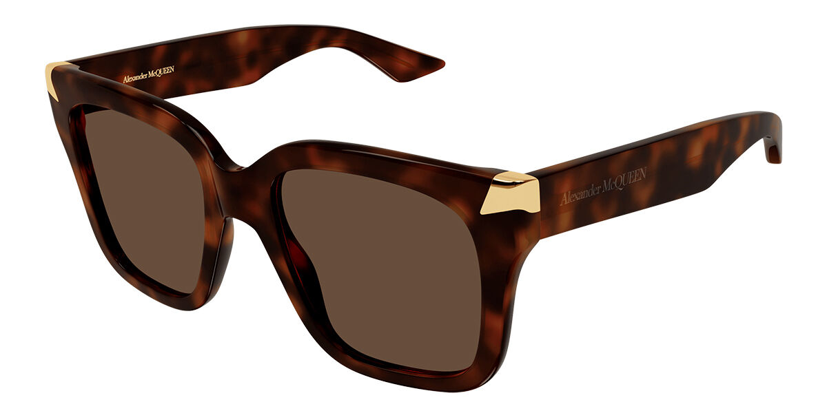 Image of Alexander McQueen AM0440S 003 Óculos de Sol Tortoiseshell Feminino BRLPT