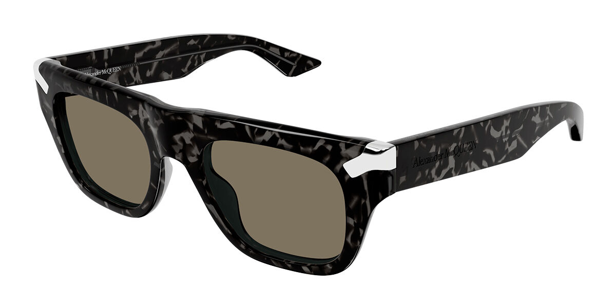 Image of Alexander McQueen AM0441S 003 Óculos de Sol Tortoiseshell Masculino BRLPT