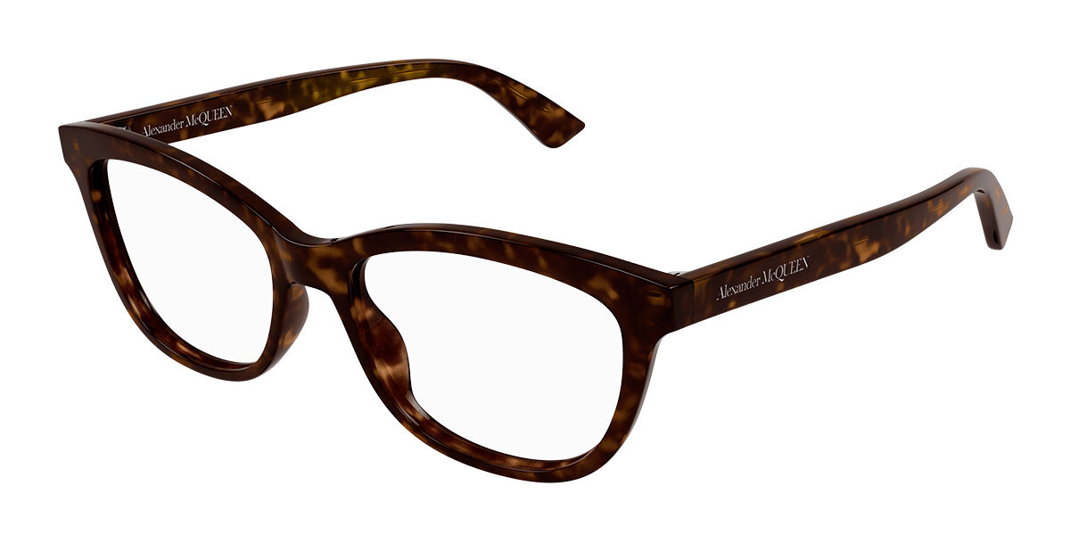 Image of Alexander McQueen AM0461O 002 53 Tortoiseshell Damskie Okulary Korekcyjne PL