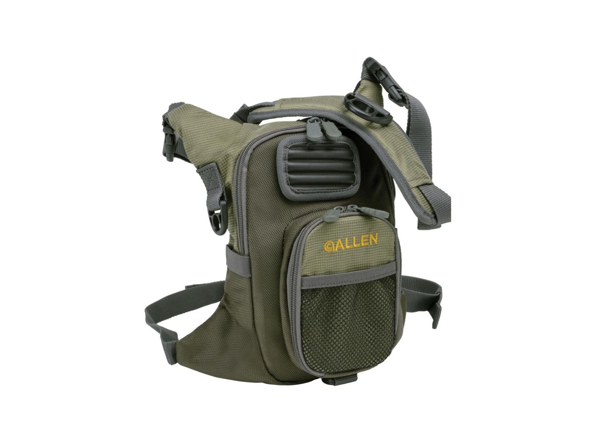 Image of Allen Fall River Fly Fishing Chest Pack Green ID 026509063445