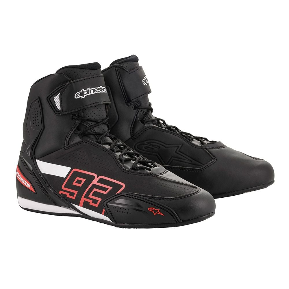 Image of Alpinestars Austin Noir Rouge Chaussures Taille US 115