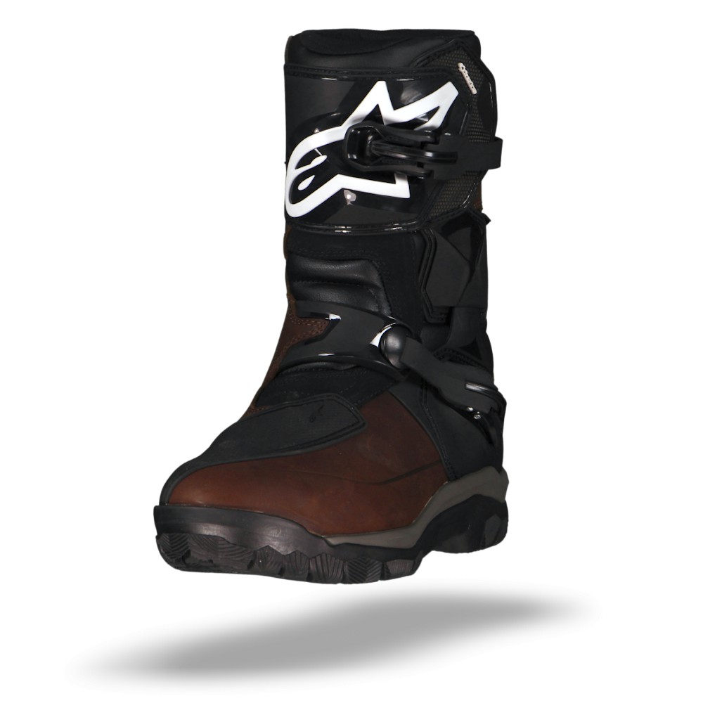 Image of Alpinestars Belize Drystar Braun Schwarz Oiled Leather Stiefel Größe US 11