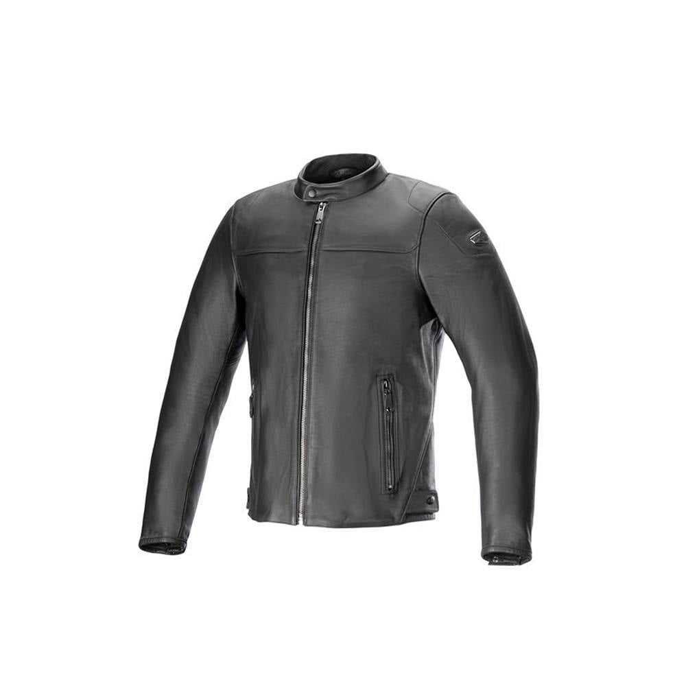 Image of Alpinestars Blacktrack Leather Jacket Black Black Talla 3XL