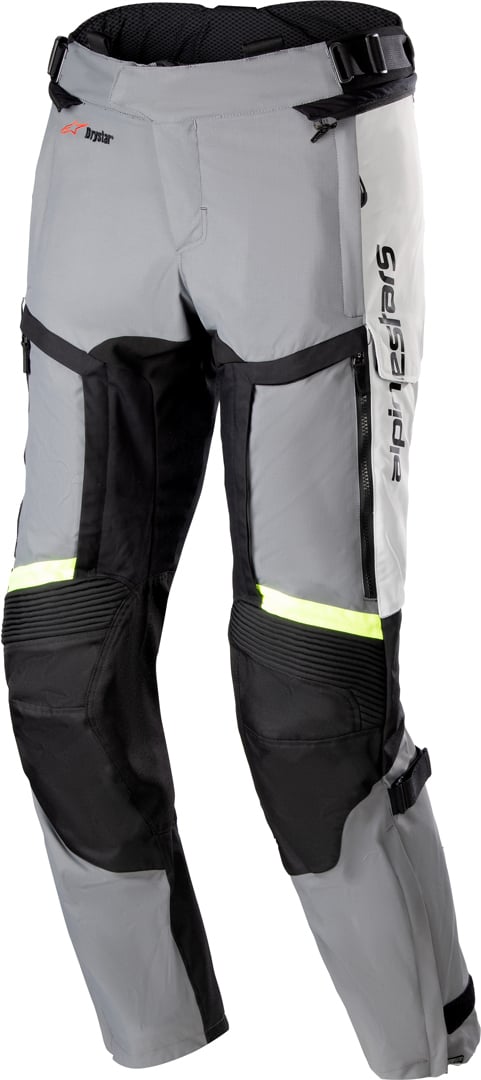 Image of Alpinestars Bogotá Pro Drystar 4 Seasons Pants Ice Gray Dark Gray Yellow Fluo Size S EN