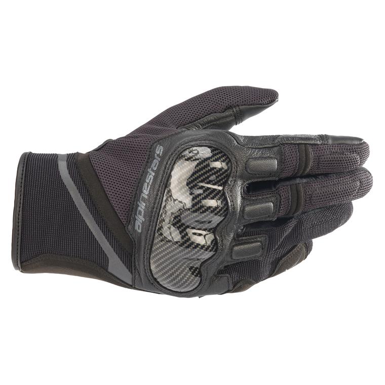 Image of Alpinestars Chrome Noir Tar Gris Gants Taille S