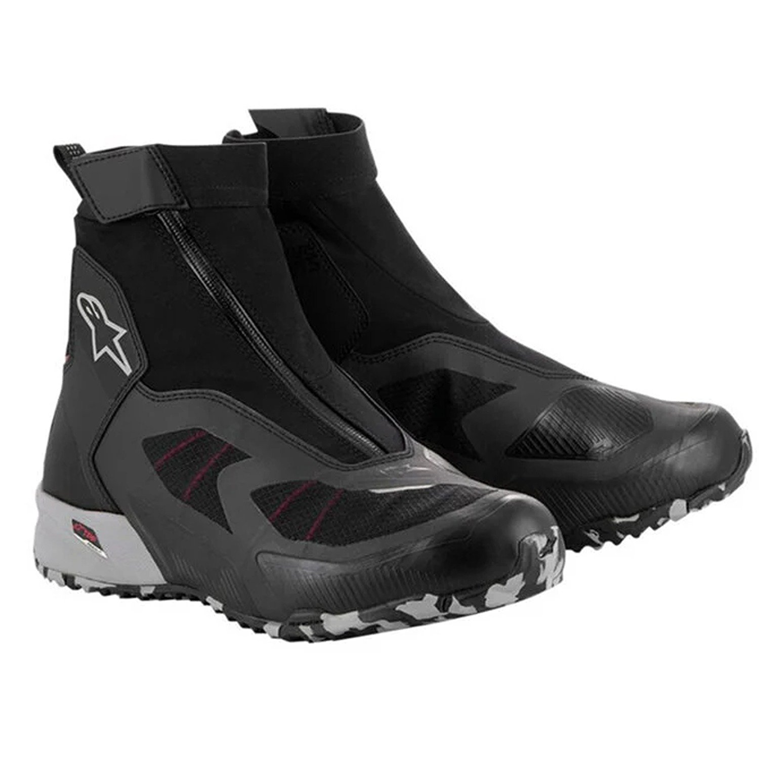 Image of Alpinestars Cr-8 Gore-Tex Shoes Black Dark Gray Petrol Blue Größe US 13
