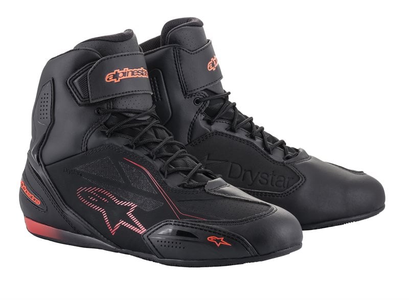 Image of Alpinestars Faster-3 Drystar Schwarz Rot Fluo Schuhe Größe US 85