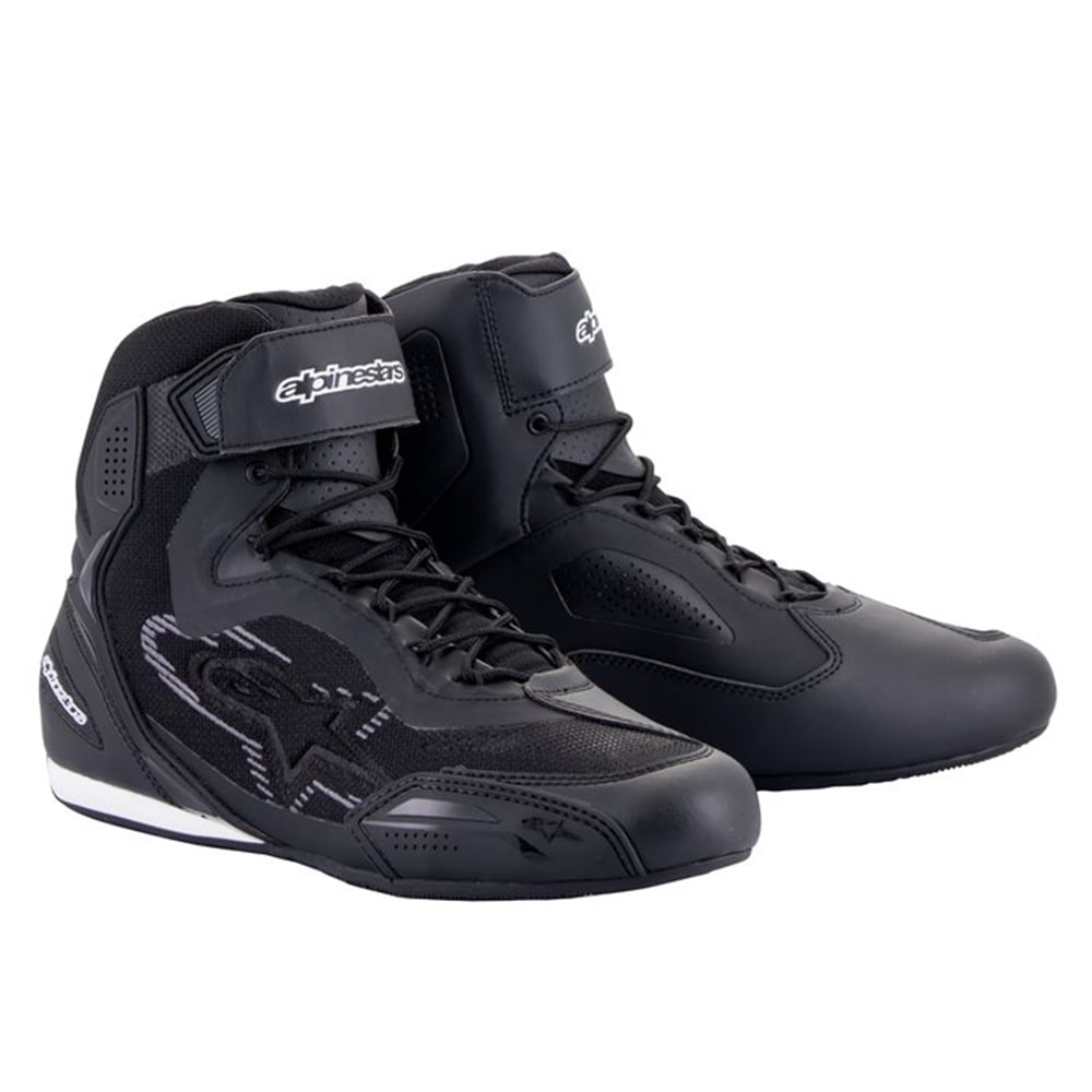 Image of Alpinestars Faster-3 Rideknit Shoes Black Dark Gray Size US 8 EN