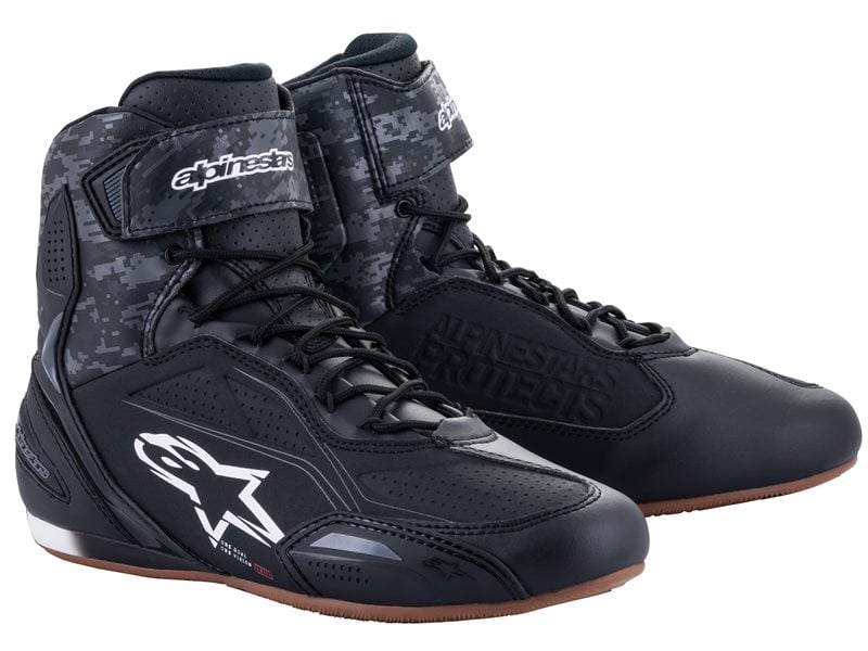 Image of Alpinestars Faster-3 Schwarz Dark Grau Gum Schuhe Größe US 105