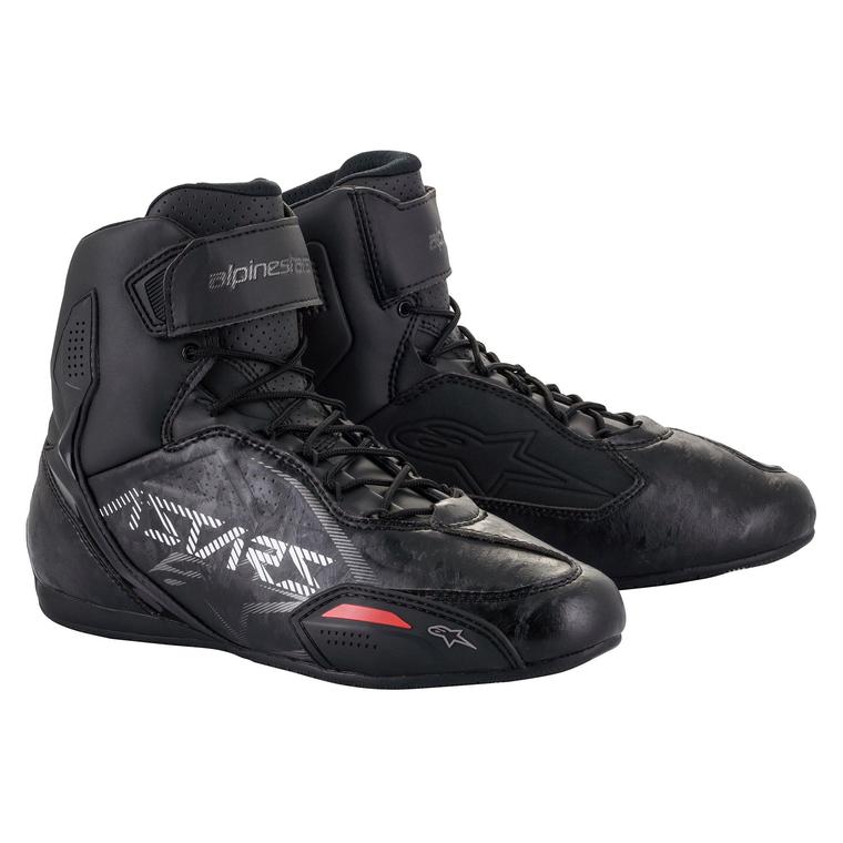 Image of Alpinestars Faster-3 Schwarz Gun Metal Schuhe Größe US 8