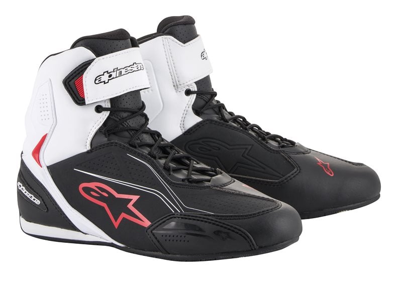 Image of Alpinestars Faster-3 Schwarz Weiß Rot Schuhe Größe US 8