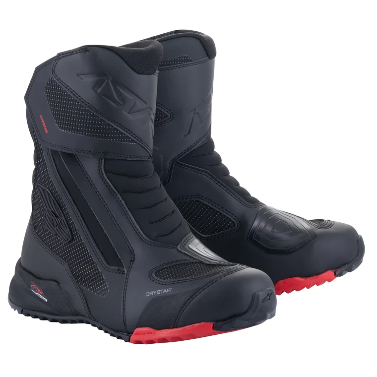 Image of Alpinestars Rt-7 Drystar Boots Black Red Größe 42