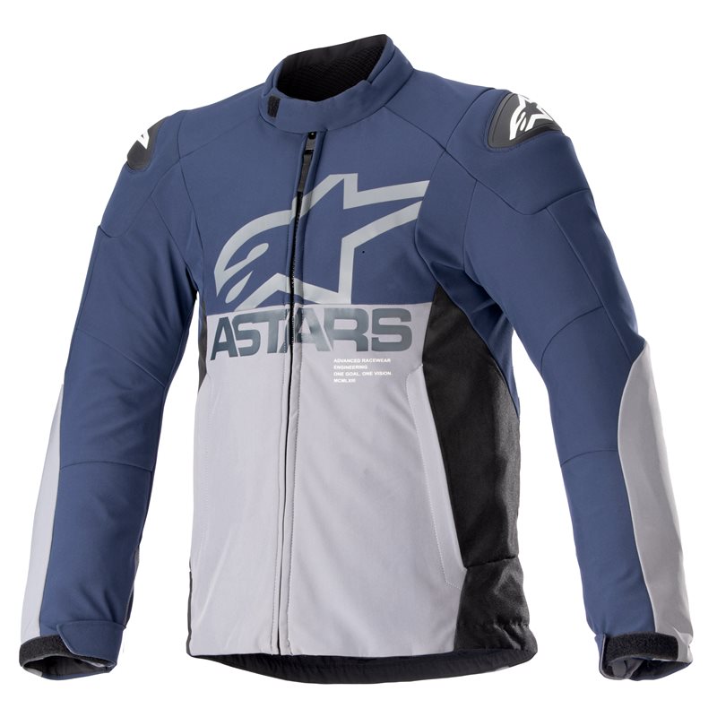 Image of Alpinestars SMX Waterproof Night Navy Dark Grau Jacke Größe XL