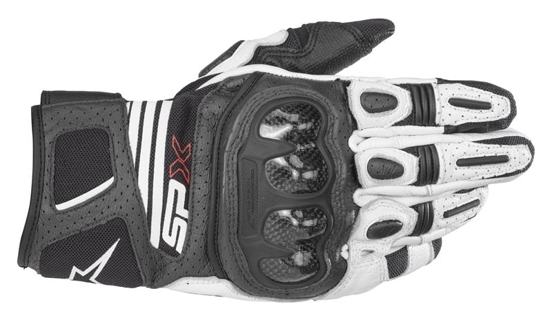 Image of Alpinestars SP X Air Carbon V2 Schwarz Weiß Handschuhe Größe 2XL