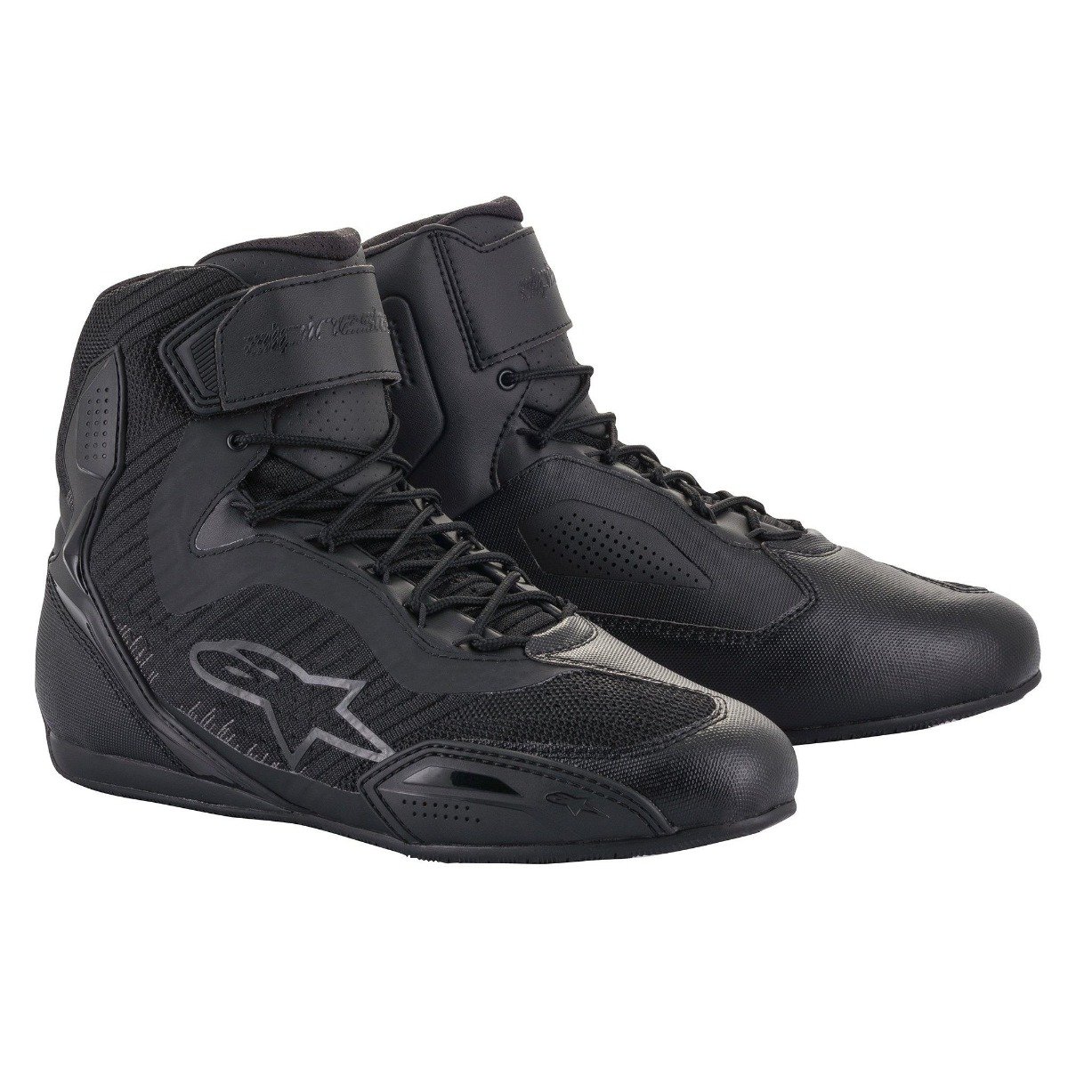 Image of Alpinestars Stella Faster-3 Rideknit Schwarz Anthracite Schuhe Größe US 6