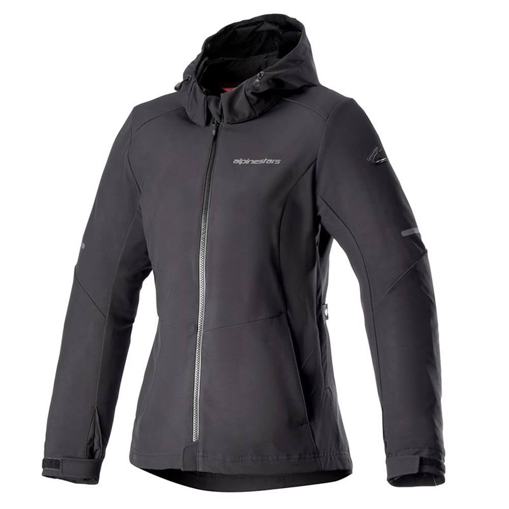 Image of Alpinestars Stella Neo Waterproof Hoodie Black Black Talla XS