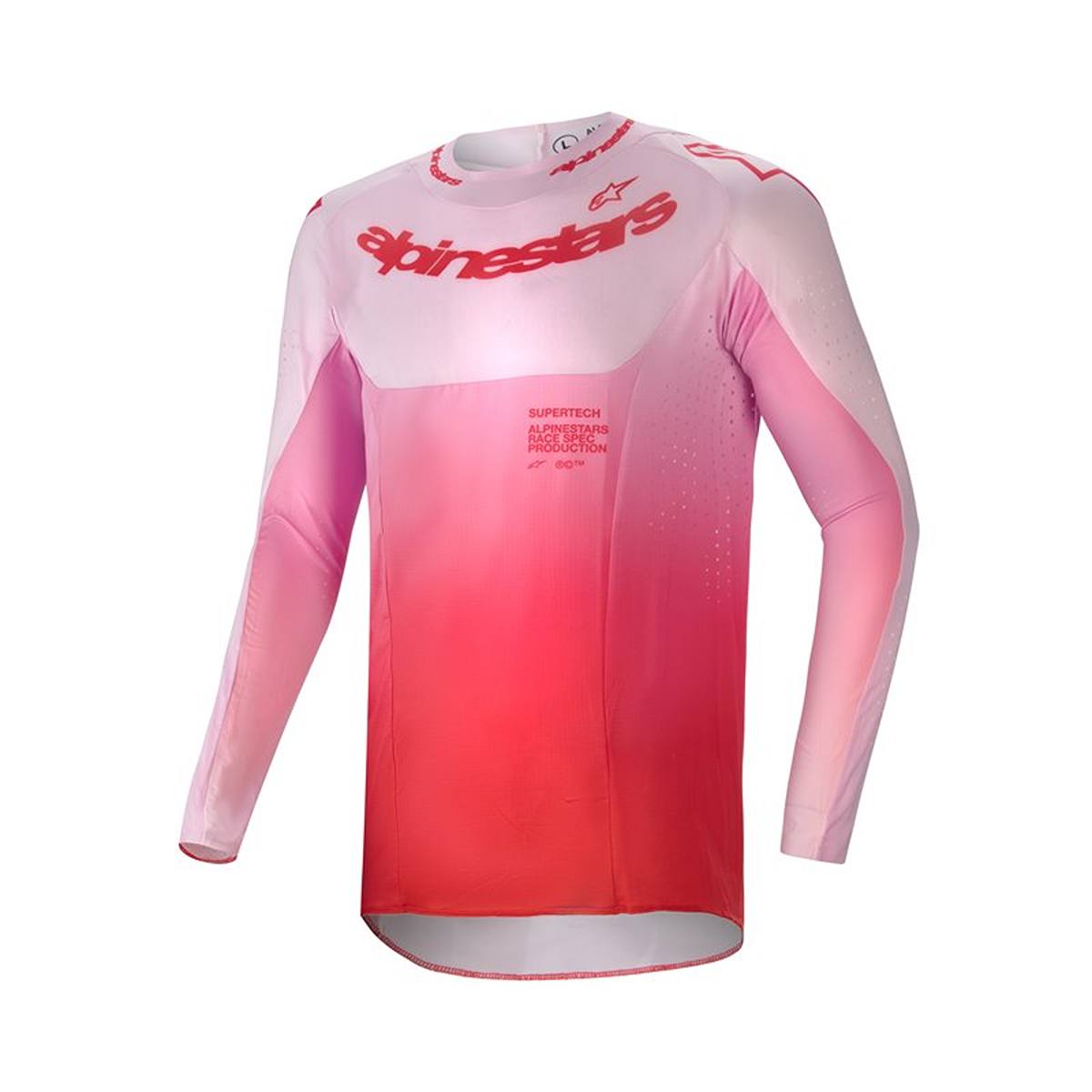 Image of Alpinestars Supertech Dade Jersey Red Berry Lilac Größe XL