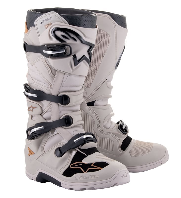 Image of Alpinestars Tech 7 Enduro Drystar Grau Sand Stiefel Größe US 5