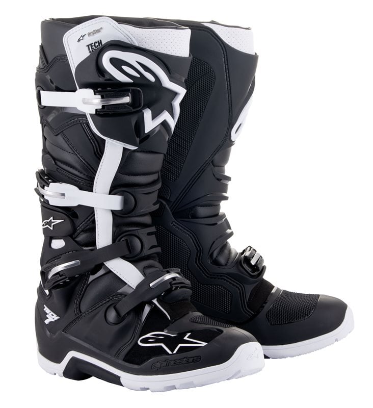 Image of Alpinestars Tech 7 Enduro Drystar Schwarz Weiß Stiefel Größe US 8