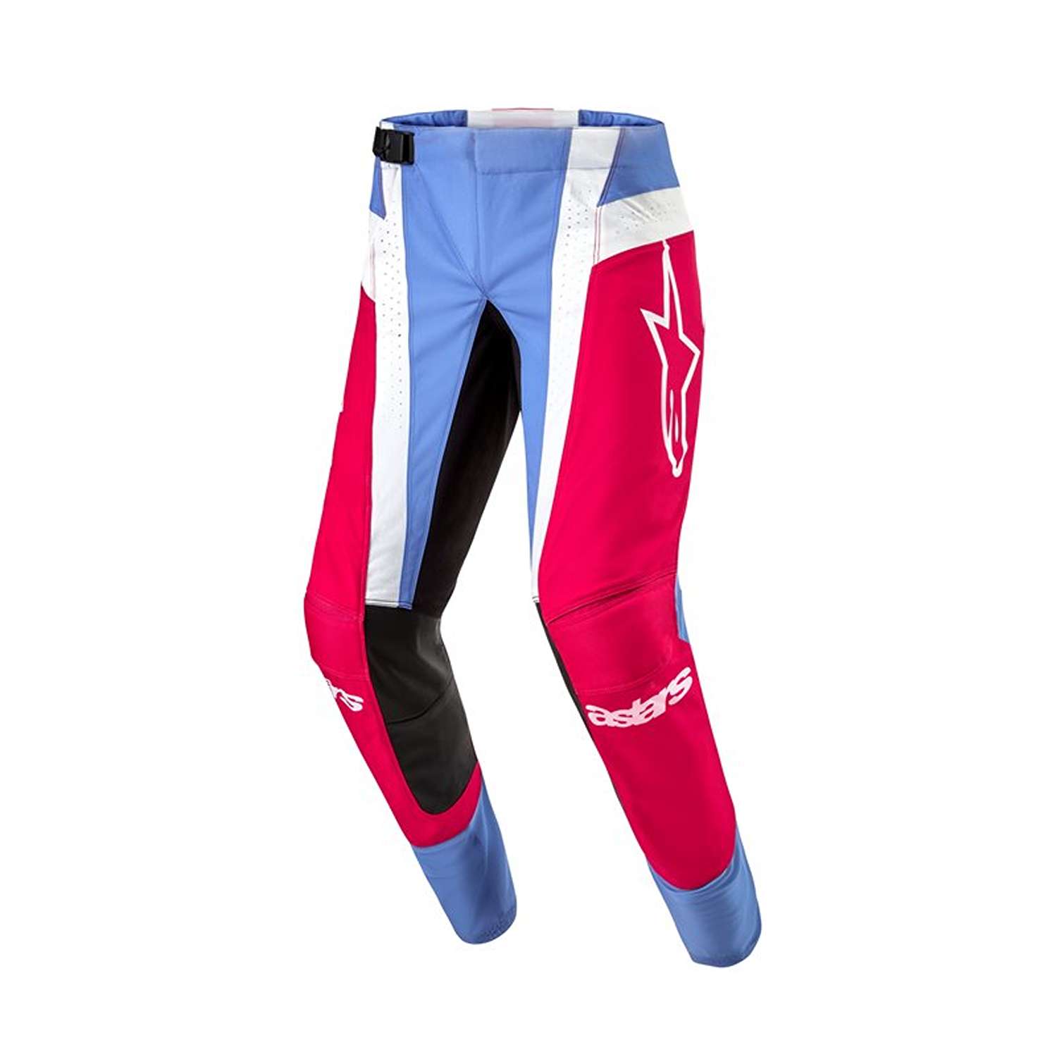 Image of Alpinestars Techstar Ocuri Pants Light Blue Mars Red White Größe 32