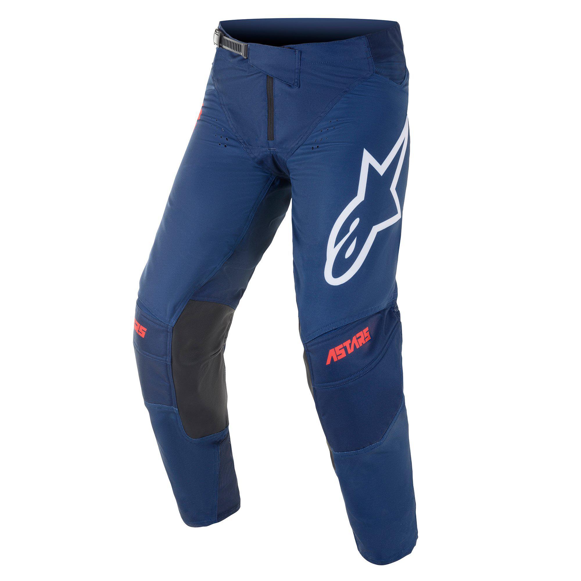 Image of Alpinestars Techstar Venom Dark Blau Bright Rot Weiß Hose Größe 28