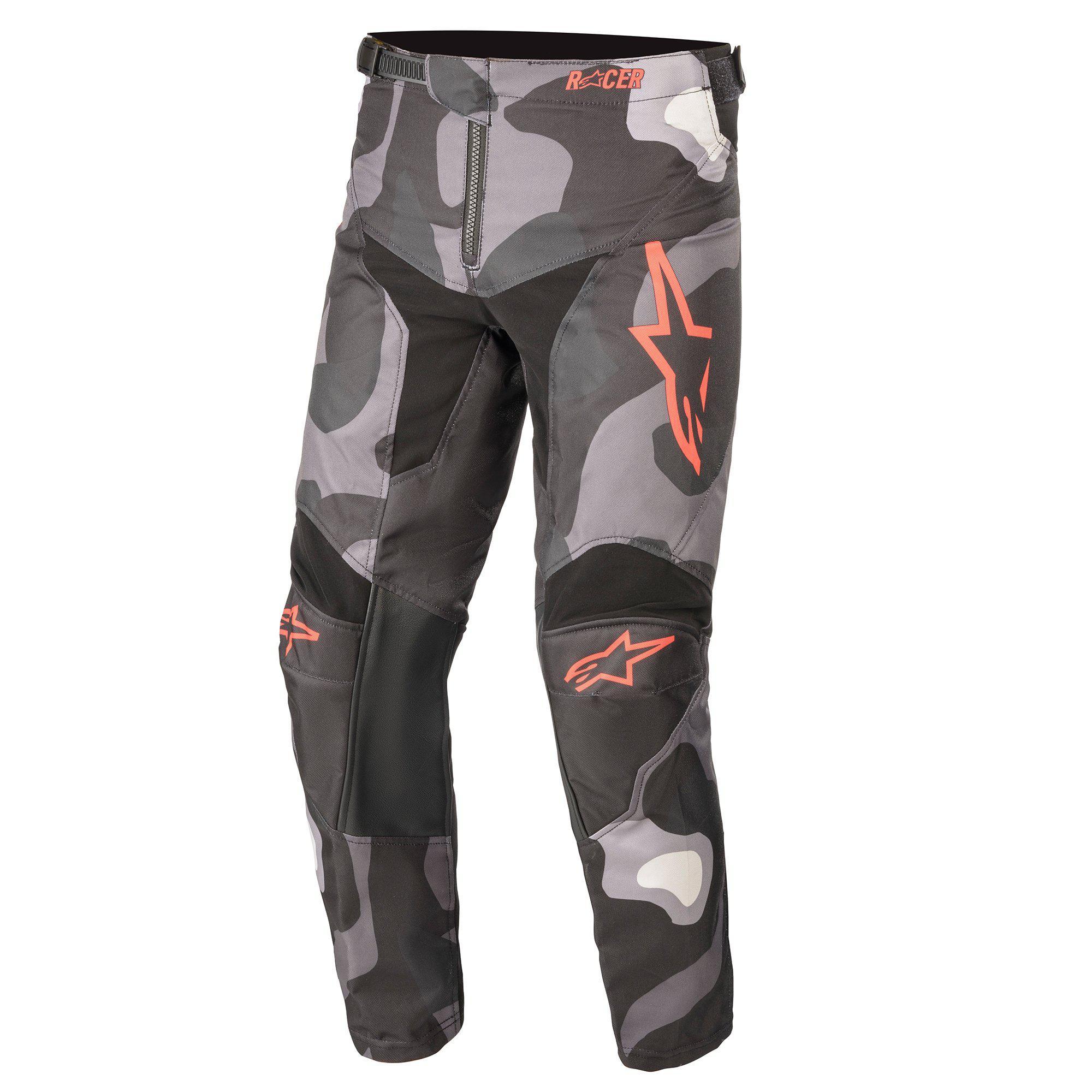 Image of Alpinestars Youth Racer Tactical Gray Camo Red Fluo Size 26 EN
