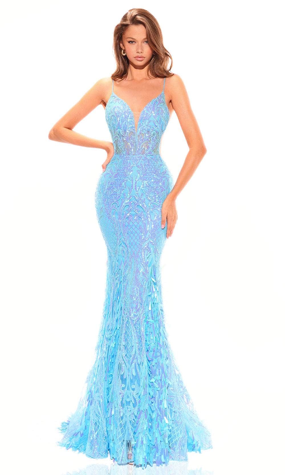 Image of Amarra 88763 - Sleeveless Sequin Prom Dress