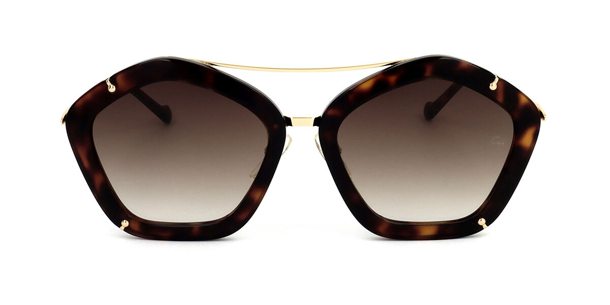 Image of Ana Hickmann AH3165 G21 56 Lunettes De Soleil Homme Tortoiseshell FR