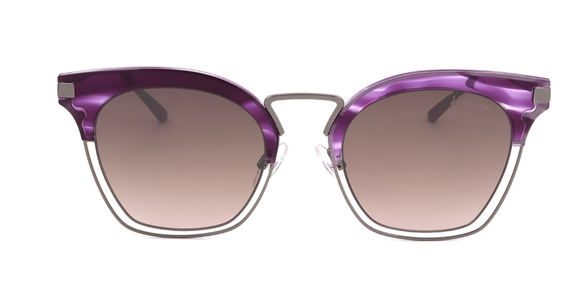 Image of Ana Hickmann HI3037 E01 51 Lunettes De Soleil Femme Purple FR