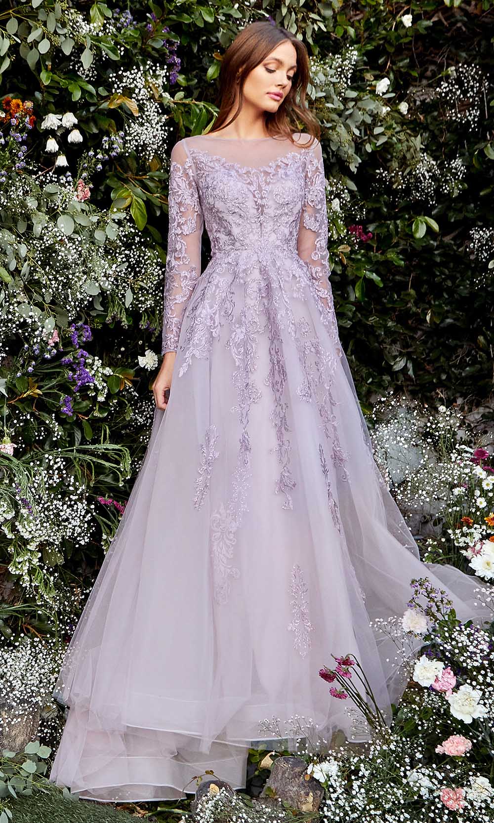 Image of Andrea and Leo - A1024 Enchanting Embellished A-Line Dress