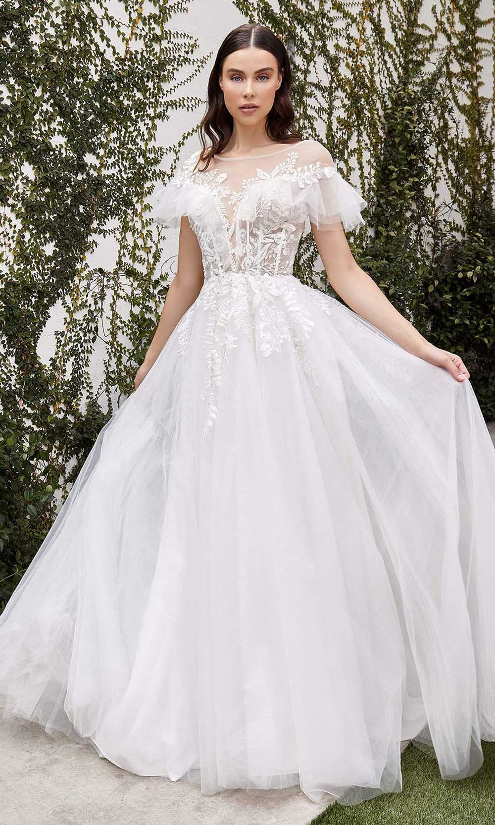 Image of Andrea and Leo - A1070W Ruffle Ornate Corset Bridal Gown