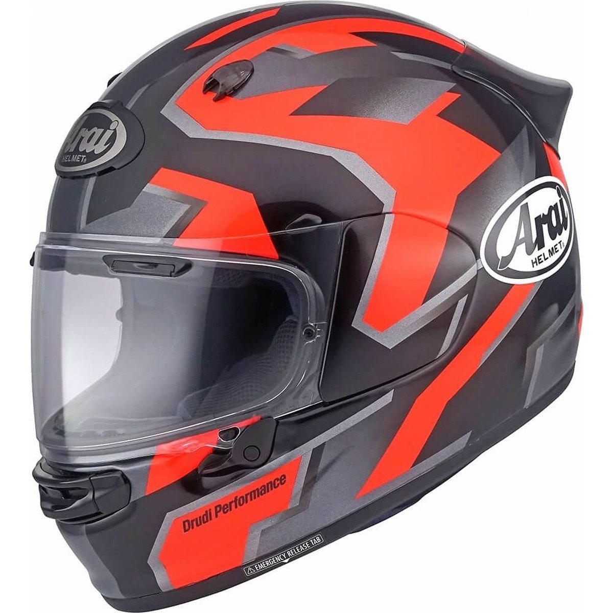 Image of Arai Quantic Robotik Red Full Face Helmet Talla L