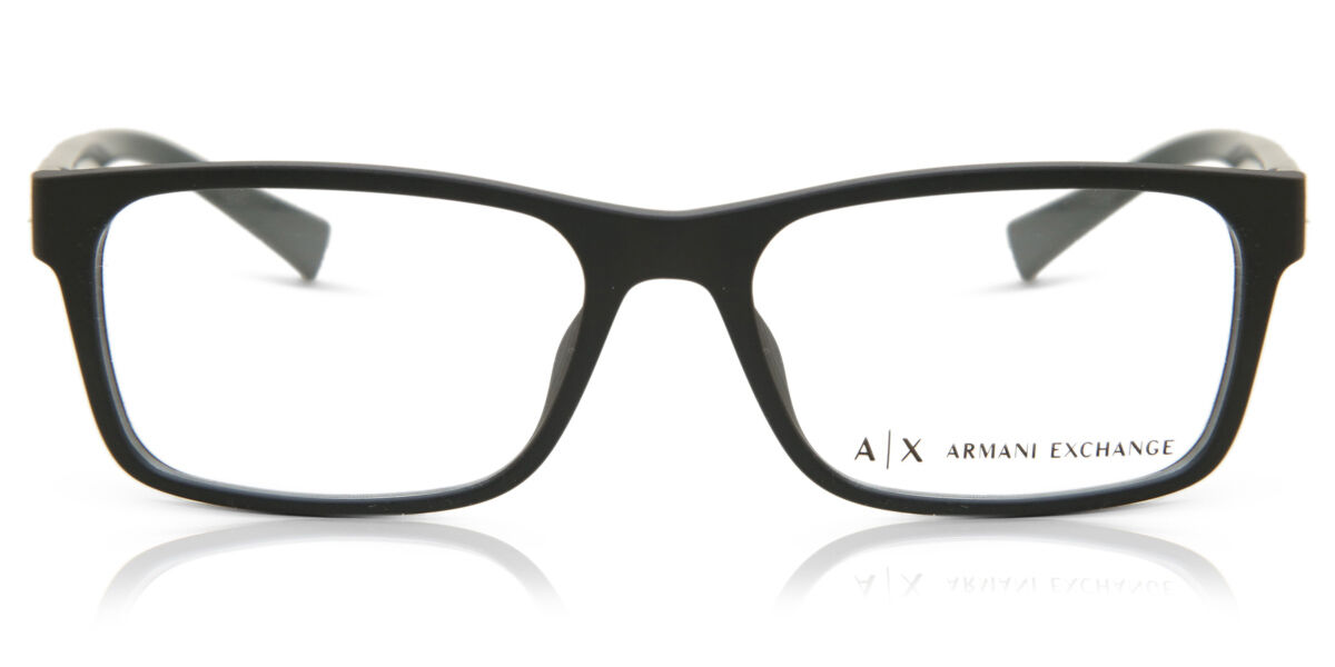 Image of Armani Exchange AX3038F Formato Asiático 8199 Óculos de Grau Pretos Masculino BRLPT
