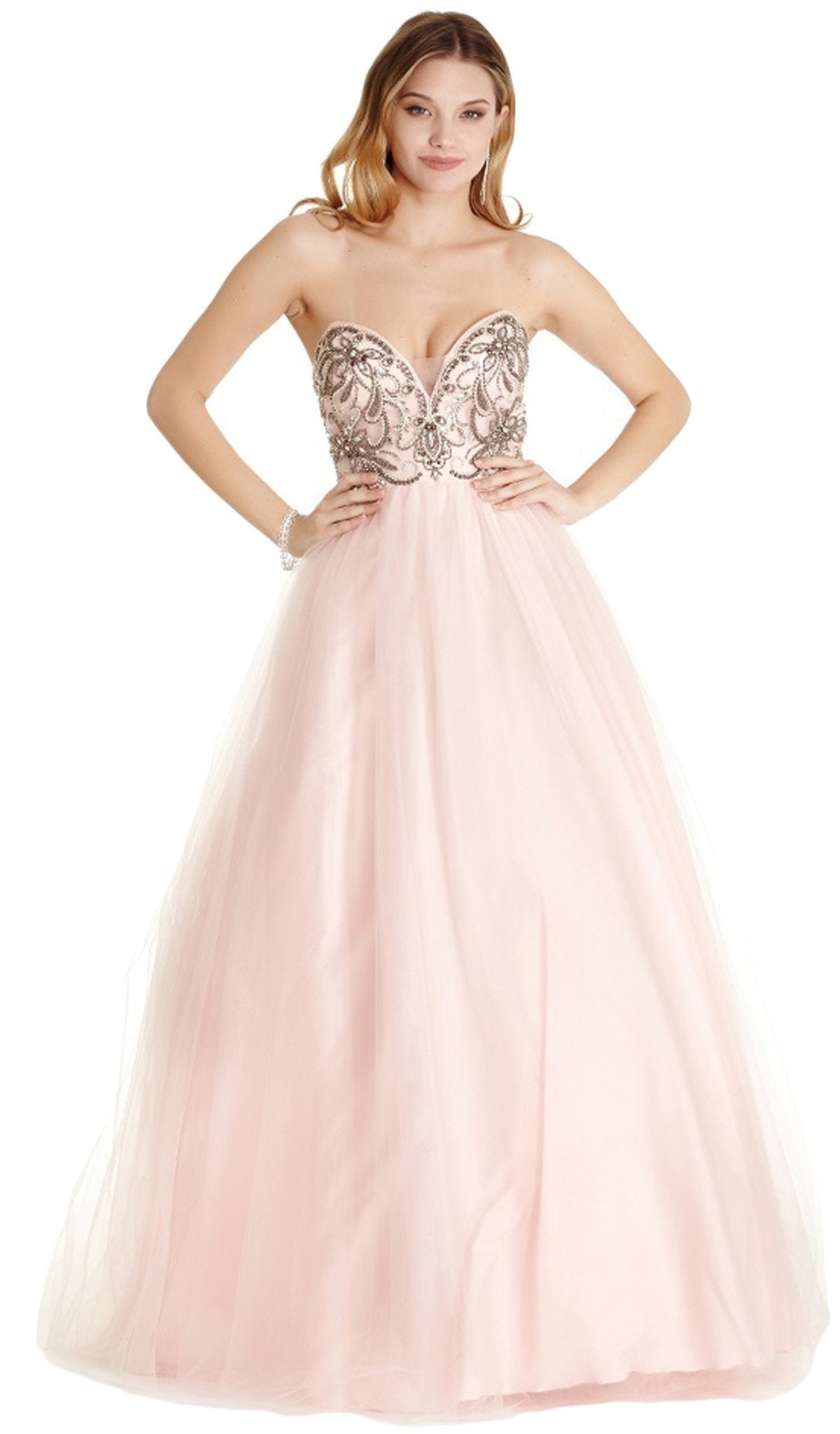 Image of Aspeed Design - Embellished Sweetheart Quinceanera
