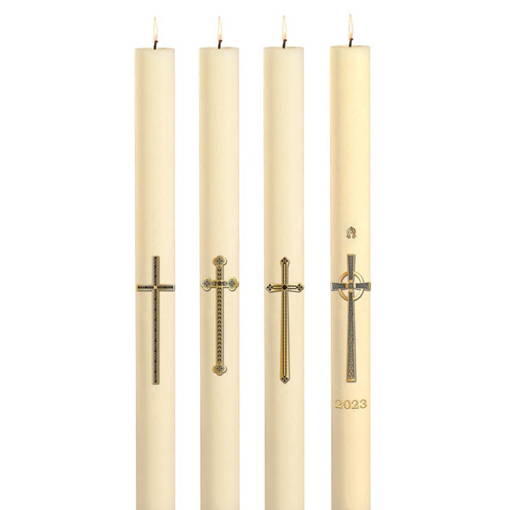 Image of Assorted Cross Paschal Candle