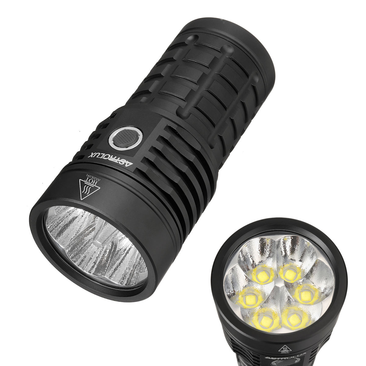 Image of Astrolux® EC06 6*XHP502 16000lm High Lumen Strong 21700 Flashlight Anduril 2 UI 566m Long Range Powerful LED Torch