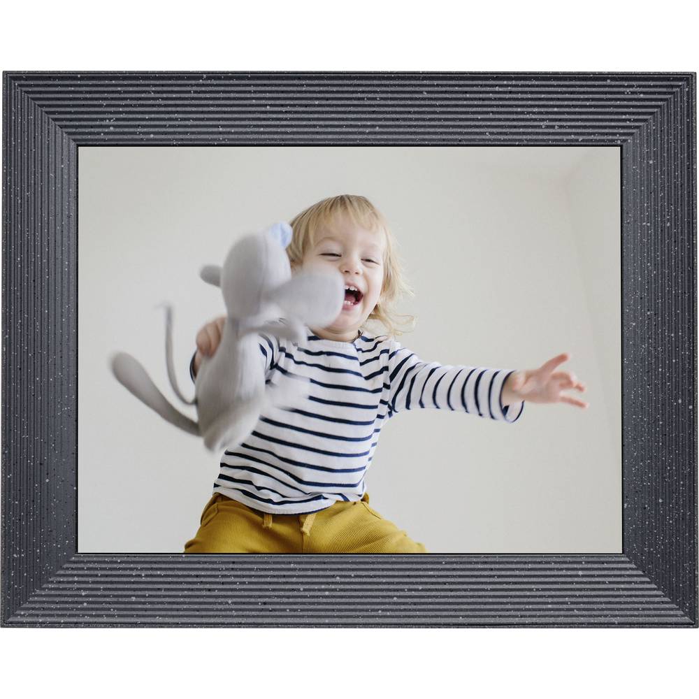 Image of Aura Frames Mason Luxe Digital photo frame 246 cm 97 inch 2048 x 1536 Pixel Pebble grey