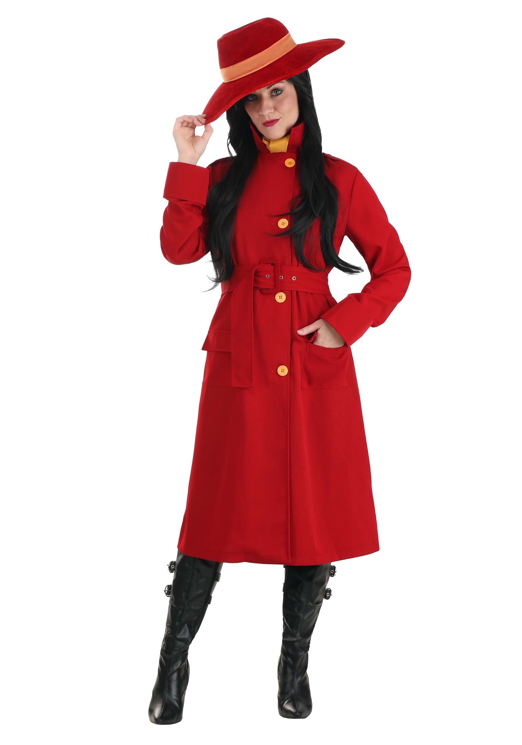 Image of Authentic Carmen Sandiego Women's Costume | Women's Halloween Costumes ID FUN2469AD-XS