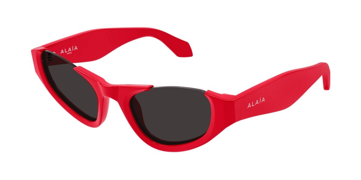 Image of Azzedine Alaia AA0076S 003 54 Lunettes De Soleil Femme Rouges FR