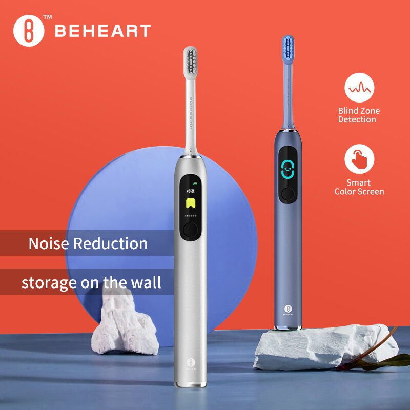 Image of BEHEART W1 Sonic Electric Toothbrushes Touchscreen Whiten Intelligent Toothbrush for Adult Original Brush Tips Replaceme